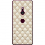 Mobile case for Sony Xperia XZ3 with Gold shine design