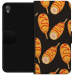 Wallet case for Sony Xperia Z3 with Chicken drumstick design