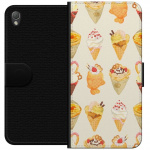 Wallet case for Sony Xperia Z3 with Glassy design