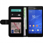 Wallet case for Sony Xperia Z3 with Football design