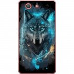 Mobile case for Sony Xperia Z3 Compact with Wolf design