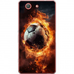 Mobile case for Sony Xperia Z3 Compact with Football design