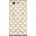 Mobile case for Sony Xperia Z3 Compact with Gold shine design