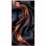 Mobile case for Sony Xperia Z5 Compact with Fiery silk design