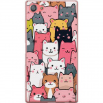 Mobile case for Sony Xperia Z5 Compact with Cat pattern design Mobile case for Sony Xperia Z5 Compact with Cat pattern design