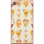 Mobile case for Sony Xperia Z5 Compact with Glassy design