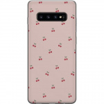 Mobile case for Samsung Galaxy S10 with Cherry design