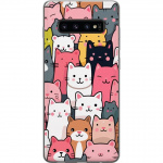 Mobile case for Samsung Galaxy S10 with Cat pattern design