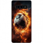 Mobile case for Samsung Galaxy S10 with Football design