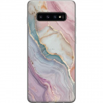 Mobile case for Samsung Galaxy S10 with Marble design