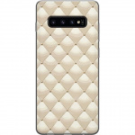 Mobile case for Samsung Galaxy S10 with Gold shine design