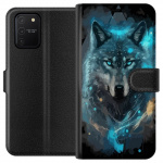 Wallet case for Samsung Galaxy S10 Lite with Wolf design