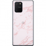 Mobile case for Samsung Galaxy S10 Lite with Pink Heart design