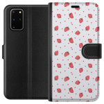 Wallet case for Samsung Galaxy S20+ with Strawberries design