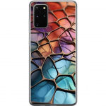 Mobile case for Samsung Galaxy S20+ with Metallic pattern design