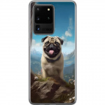 Mobile case for Samsung Galaxy S20 Ultra with Happy Dog design