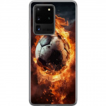 Mobile case for Samsung Galaxy S20 Ultra with Football design