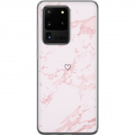 Mobile case for Samsung Galaxy S20 Ultra with Pink Heart design