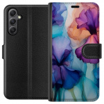 Wallet case for Samsung Galaxy S23 FE with Magical flowers design