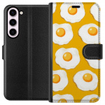 Wallet case for Samsung Galaxy S23+ with Fried egg design Wallet case for Samsung Galaxy S23+ with Fried egg design