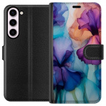 Wallet case for Samsung Galaxy S23+ with Magical flowers design