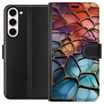 Wallet case for Samsung Galaxy S23+ with Metallic pattern design Wallet case for Samsung Galaxy S23+ with Metallic pattern design
