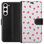Wallet case for Samsung Galaxy S23+ with Strawberries design