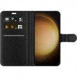 Wallet case for Samsung Galaxy S23+ with 3D Gold design