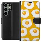 Wallet case for Samsung Galaxy S23 Ultra with Fried egg design