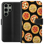 Wallet case for Samsung Galaxy S23 Ultra with Pizza design
