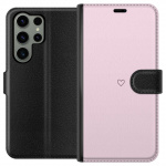 Wallet case for Samsung Galaxy S23 Ultra with Heart design