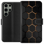 Wallet case for Samsung Galaxy S23 Ultra with Luxurious Pattern design