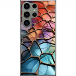 Mobile case for Samsung Galaxy S23 Ultra with Metallic pattern design