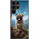 Mobile case for Samsung Galaxy S24 Ultra with Happy Dog design