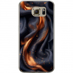 Mobile case for Samsung Galaxy S6 with Fiery silk design