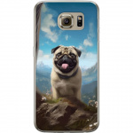 Mobile case for Samsung Galaxy S6 with Happy Dog design