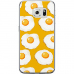 Mobile case for Samsung Galaxy S6 edge with Fried egg design