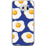 Mobile case for Samsung Galaxy S6 edge with Fried eggs design