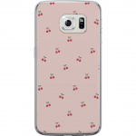 Mobile case for Samsung Galaxy S6 edge with Cherry design