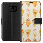 Wallet case for Samsung Galaxy S7 with Glassy design