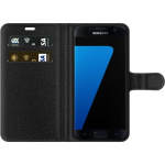 Wallet case for Samsung Galaxy S7 with Gold shine design