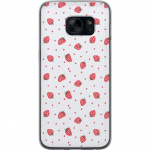 Mobile case for Samsung Galaxy S7 with Strawberries design