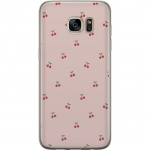 Mobile case for Samsung Galaxy S7 edge with Cherry design