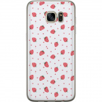 Mobile case for Samsung Galaxy S7 edge with Strawberries design