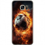 Mobile case for Samsung Galaxy S7 edge with Football design
