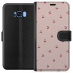 Wallet case for Samsung Galaxy S8 with Cherry design