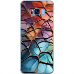 Mobile case for Samsung Galaxy S8 with Metallic pattern design