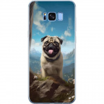 Mobile case for Samsung Galaxy S8 with Happy Dog design