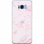 Mobile case for Samsung Galaxy S8 with Pink Heart design
