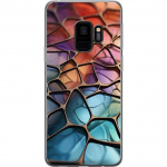 Mobile case for Samsung Galaxy S9 with Metallic pattern design